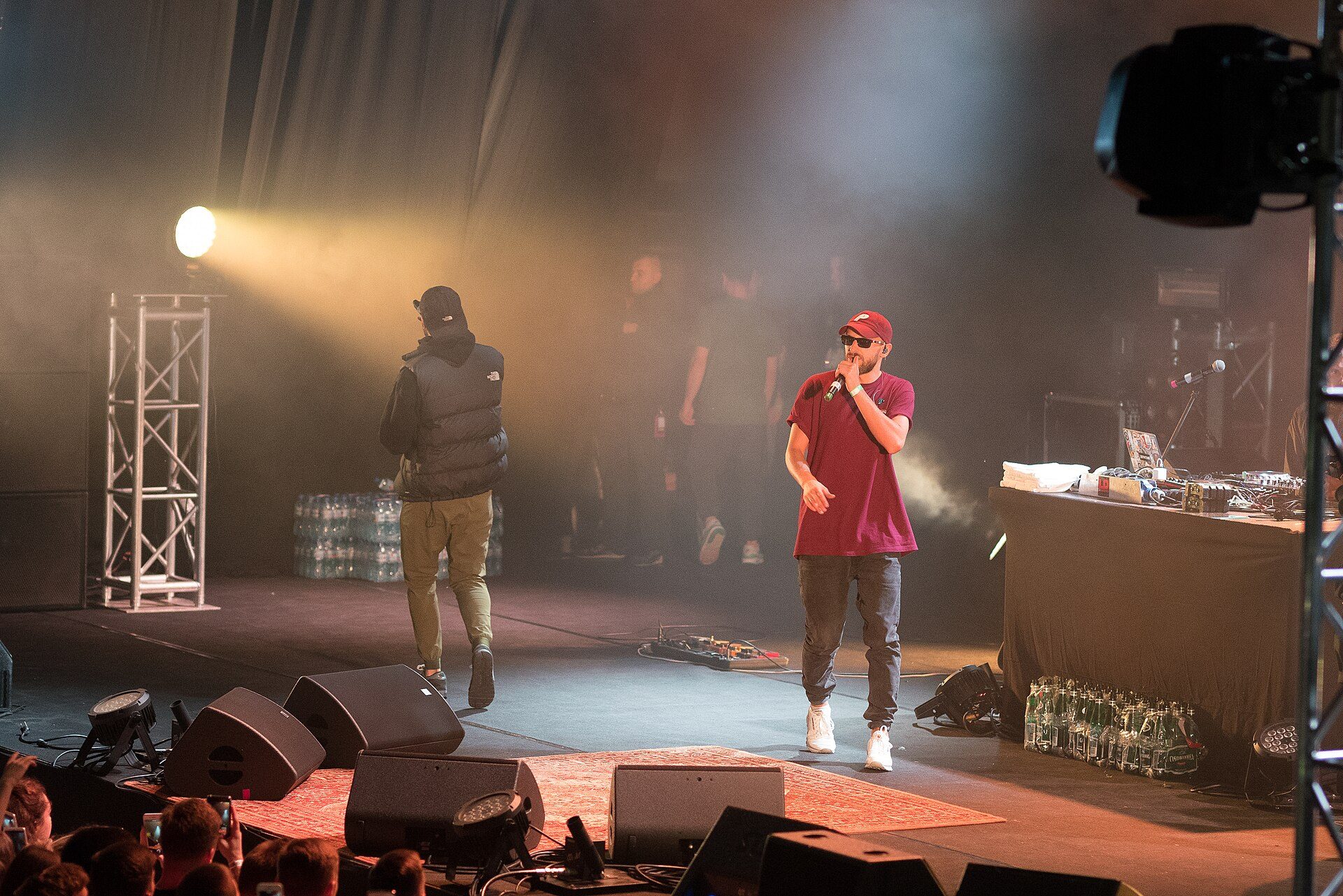 Max Korzh performing on stage